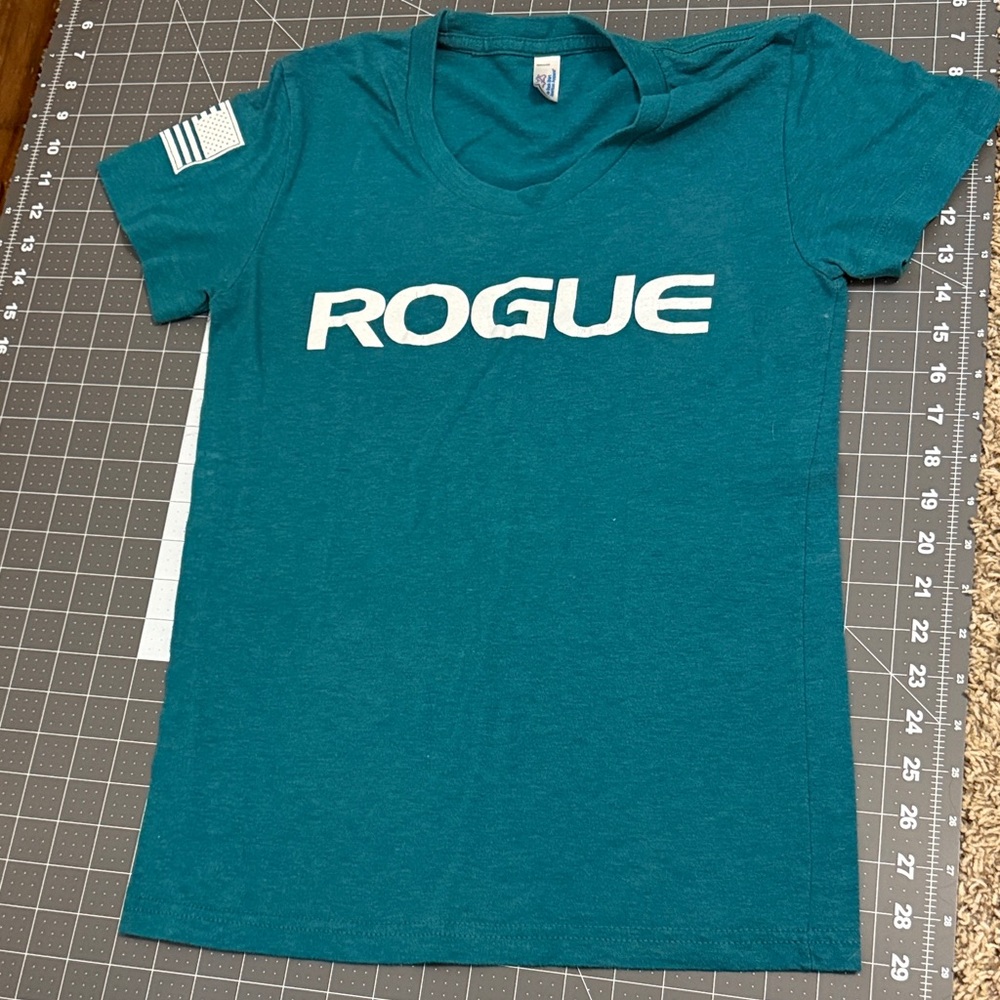 Rogue Teal Short Sleeve Logo Tee